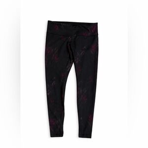 Lululemon Athletica Black and Purple Leggings